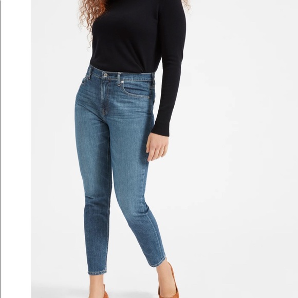 NWOT Everlane High Rise Skinny Jeans - Picture 2 of 4
